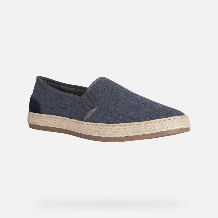 Geox Pantelleria Slip On Sko Herre Mørkeblå | 15846-SQFK