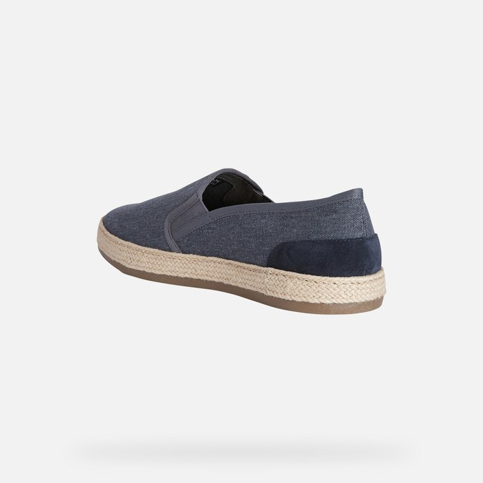 Geox Pantelleria Slip On Sko Herre Mørkeblå | 15846-SQFK