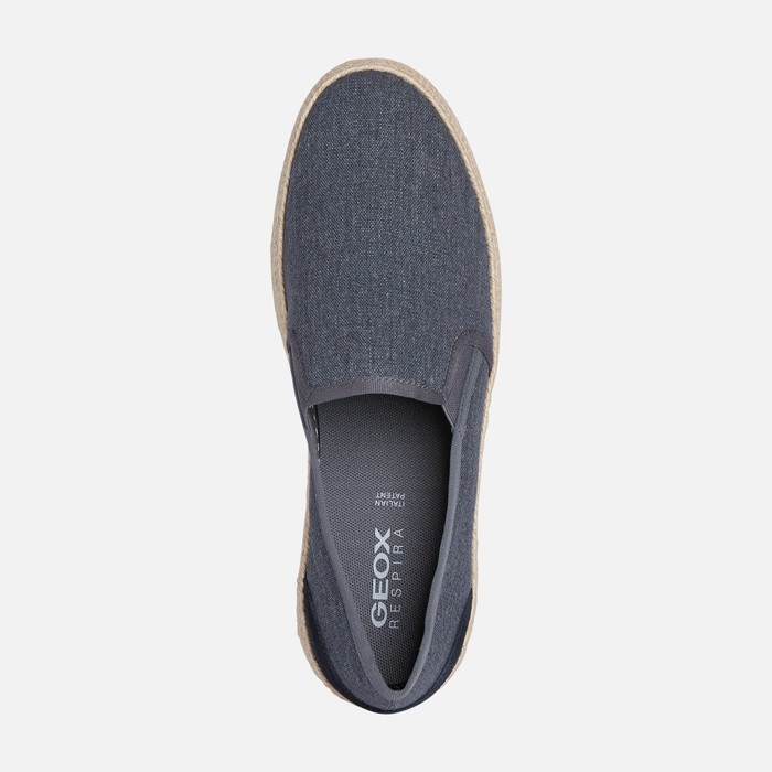 Geox Pantelleria Slip On Sko Herre Mørkeblå | 15846-SQFK