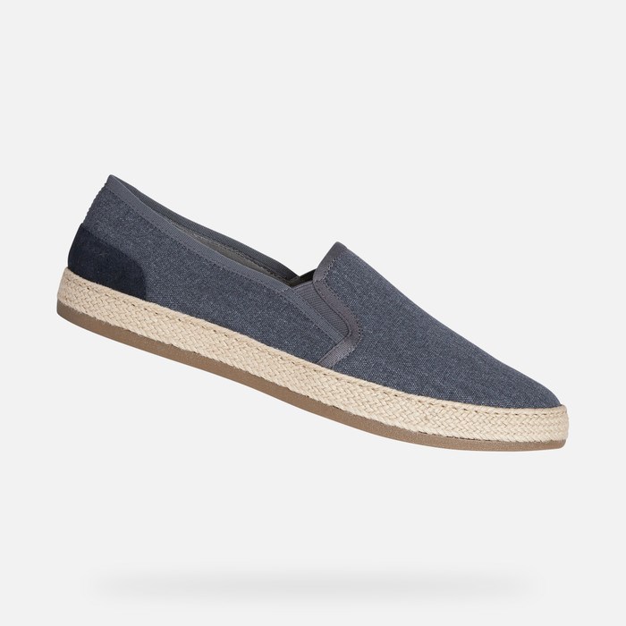 Geox Pantelleria Slip On Sko Herre Mørkeblå | 15846-SQFK