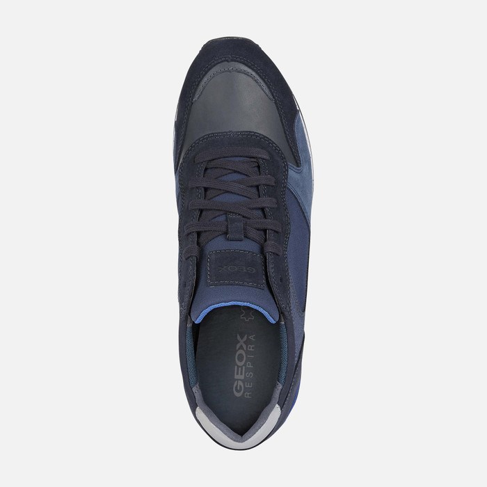 Geox Ponente Sneakers Herre Mørkeblå Mørke | 81927-RQYX