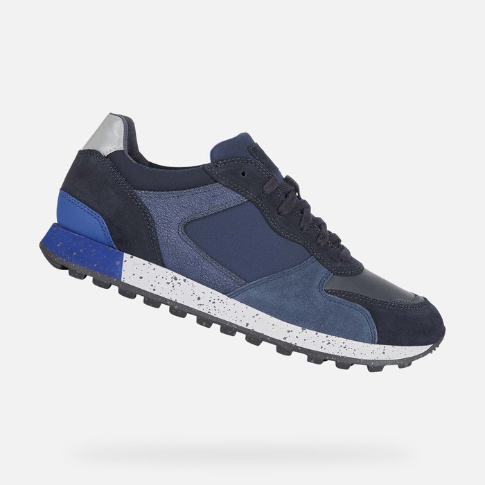 Geox Ponente Sneakers Herre Mørkeblå Mørke | 81927-RQYX