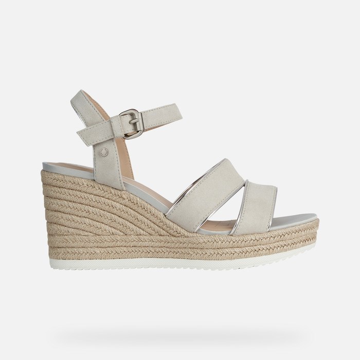 Geox Ponza Sandaler Dame Sølv | 13508-KTPS