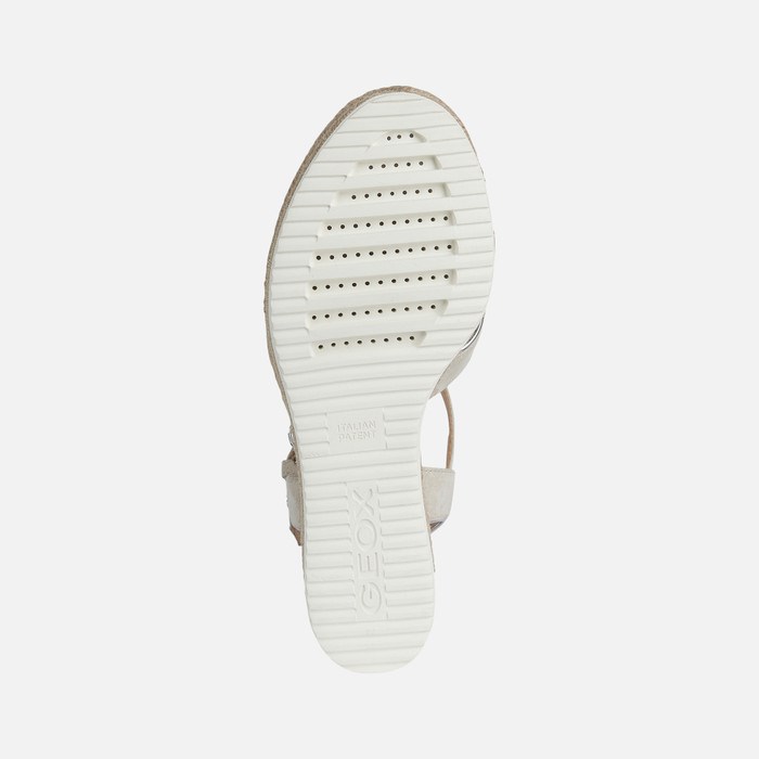 Geox Ponza Sandaler Dame Sølv | 13508-KTPS