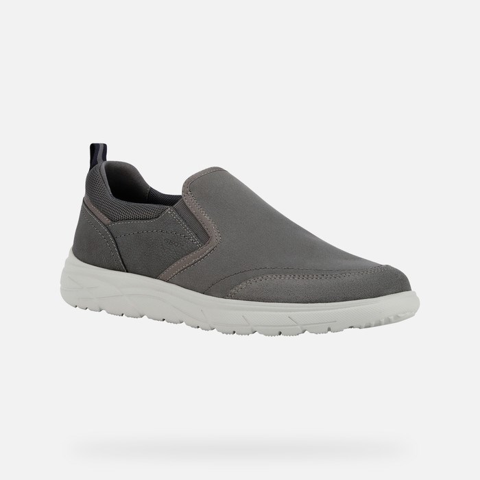 Geox Portello Slip On Sko Herre Grå | 03914-CHYQ