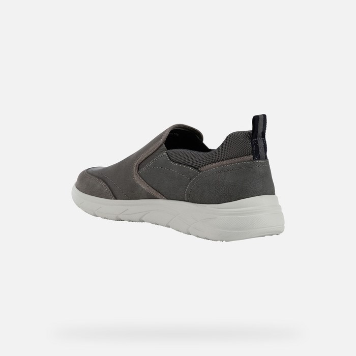 Geox Portello Slip On Sko Herre Grå | 03914-CHYQ