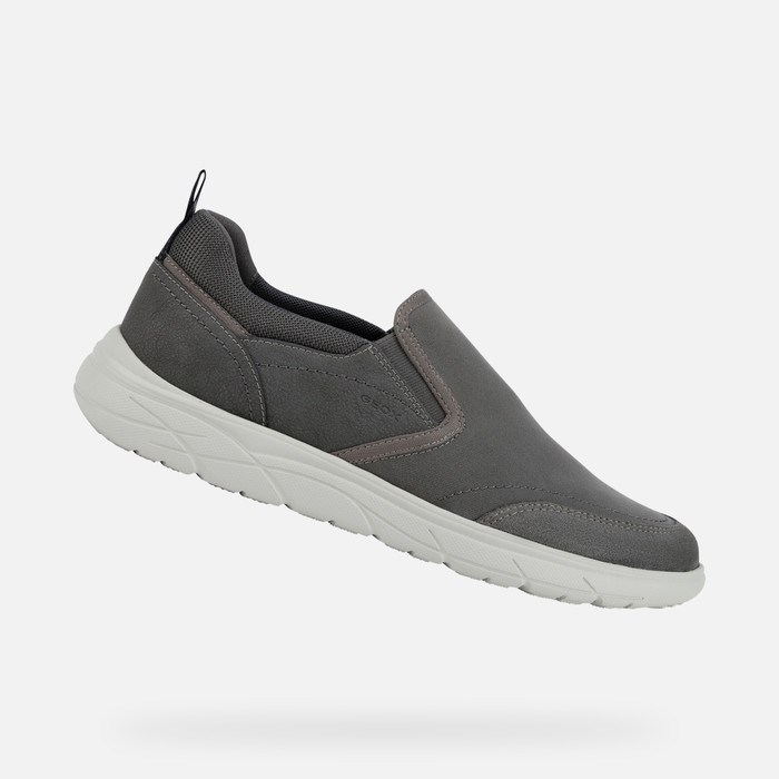 Geox Portello Slip On Sko Herre Grå | 03914-CHYQ