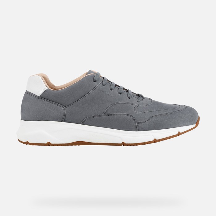 Geox Radente Sneakers Herre Grå | 05132-QTPR