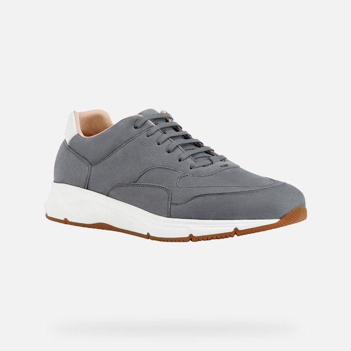 Geox Radente Sneakers Herre Grå | 05132-QTPR