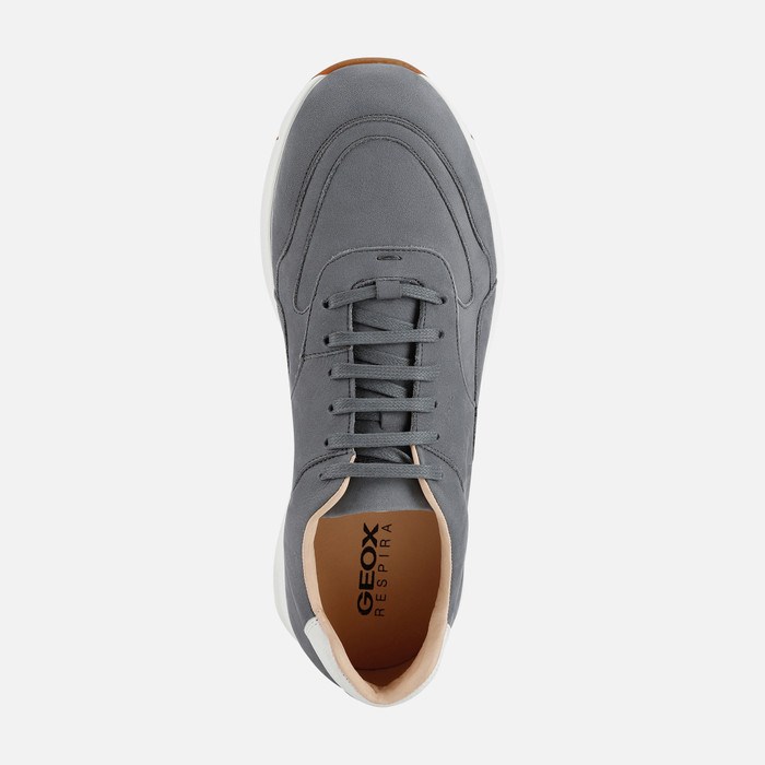 Geox Radente Sneakers Herre Grå | 05132-QTPR