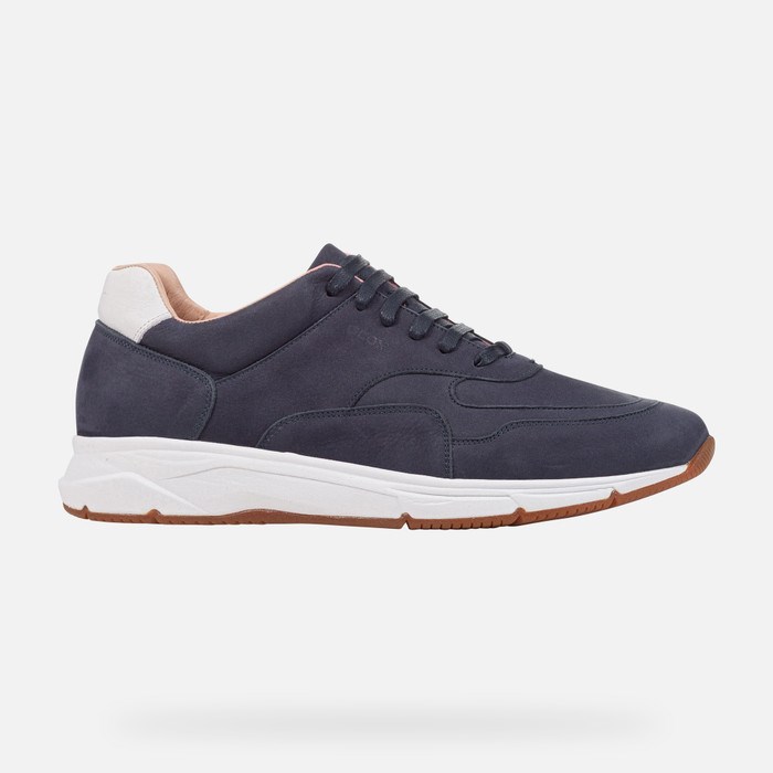 Geox Radente Sneakers Herre Mørkeblå | 14387-DZVM