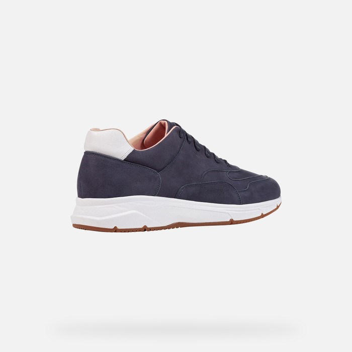 Geox Radente Sneakers Herre Mørkeblå | 14387-DZVM