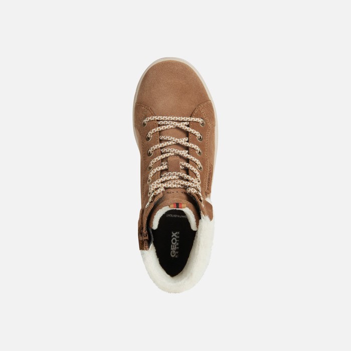 Geox Rebecca Sneakers Pige Whisky | 84275-QXRY