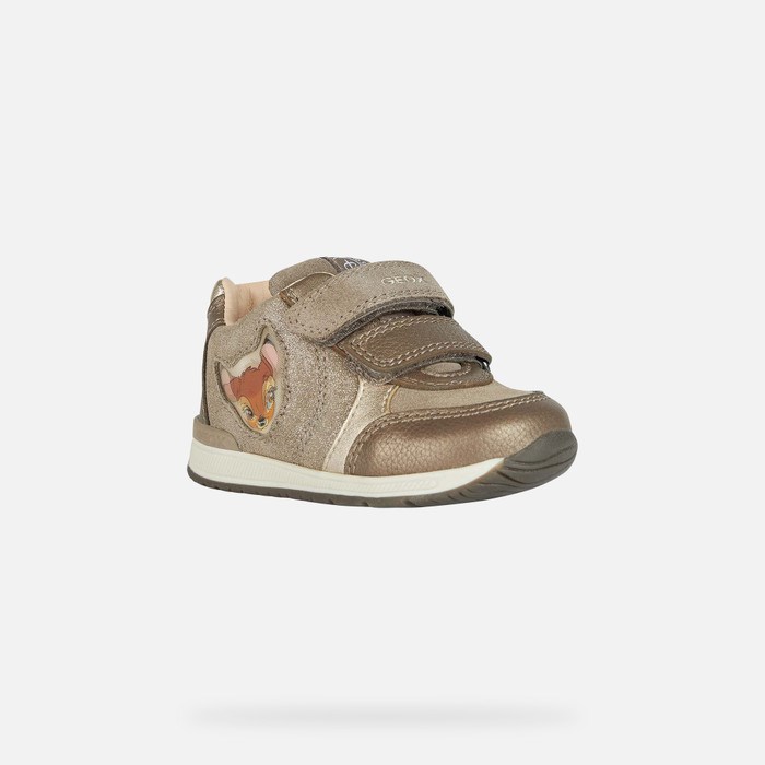 Geox Rishon Sneakers Baby Platin | 51847-VGSH