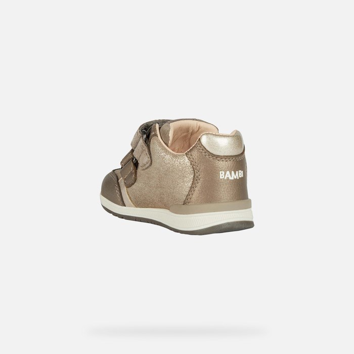 Geox Rishon Sneakers Baby Platin | 51847-VGSH