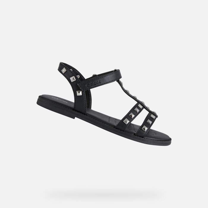 Geox Sandal Karly Sandaler Pige Sort | 56743-ZWGD