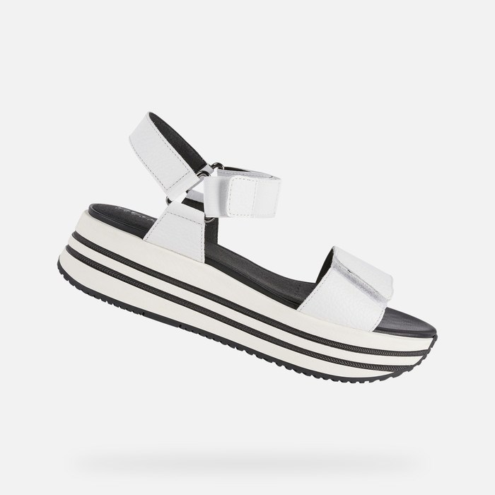 Geox Sandal Kency Sandaler Dame Hvide | 36075-FRXE