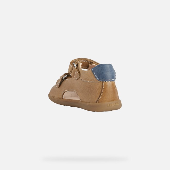 Geox Sandal Macchia First Steps Baby Caramel | 51280-DRMY