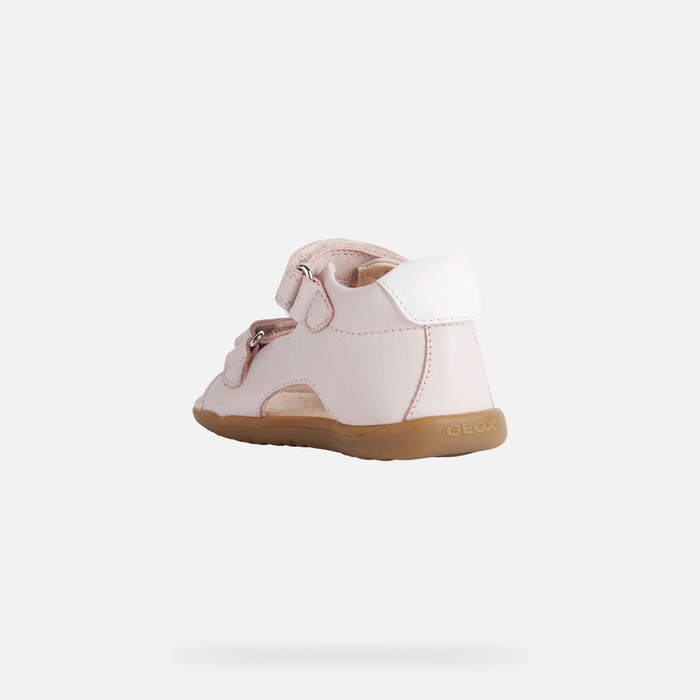 Geox Sandal Macchia First Steps Baby Lyselyserød | 70615-AYFL