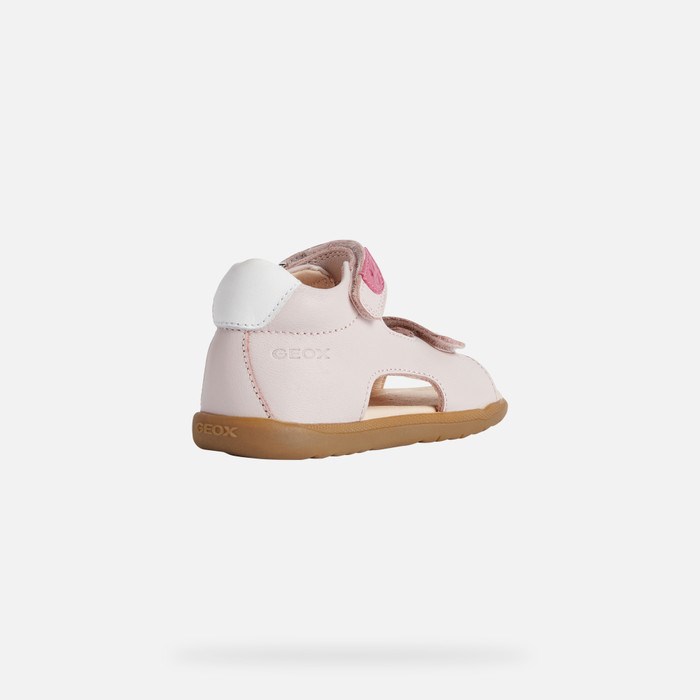 Geox Sandal Macchia First Steps Baby Lyselyserød | 70615-AYFL