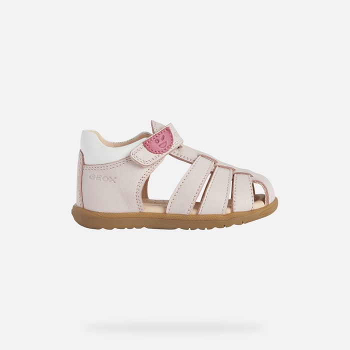 Geox Sandal Macchia First Steps Baby Lyselyserød | 85634-VJTL