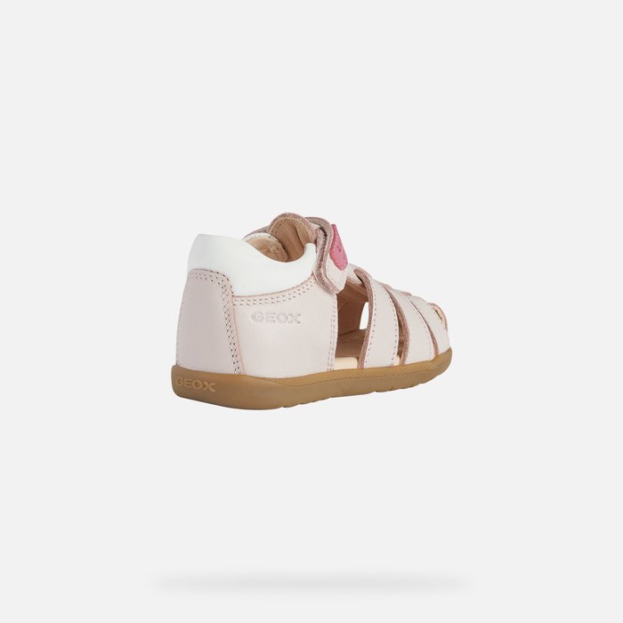 Geox Sandal Macchia First Steps Baby Lyselyserød | 85634-VJTL