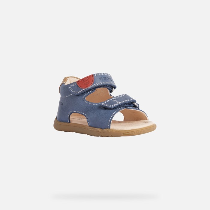 Geox Sandal Macchia First Steps Baby Mørkeblå | 43160-RSHZ