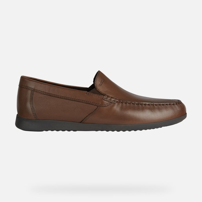 Geox Sile 2 Fit Loafers Herre Lysebrune | 87491-OANE