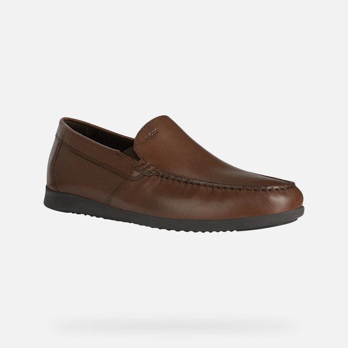 Geox Sile 2 Fit Loafers Herre Lysebrune | 87491-OANE