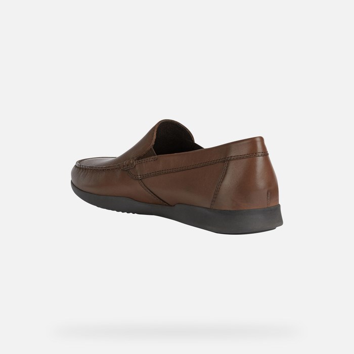 Geox Sile 2 Fit Loafers Herre Lysebrune | 87491-OANE