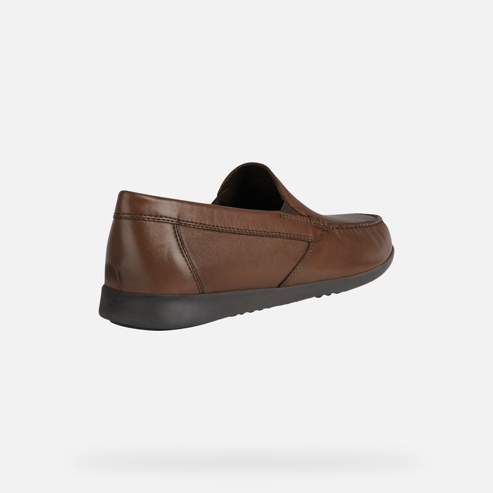 Geox Sile 2 Fit Loafers Herre Lysebrune | 87491-OANE