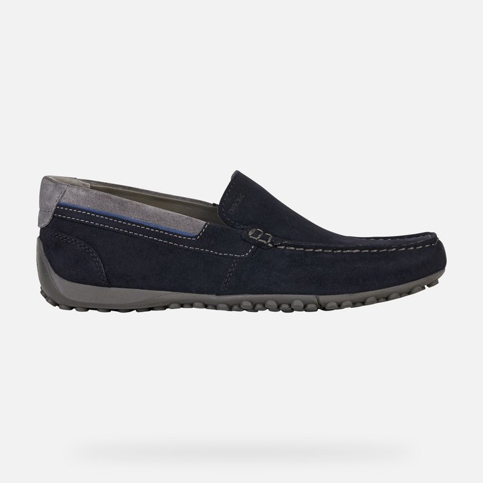 Geox Snake Loafers Herre Mørkeblå | 45870-OAWE