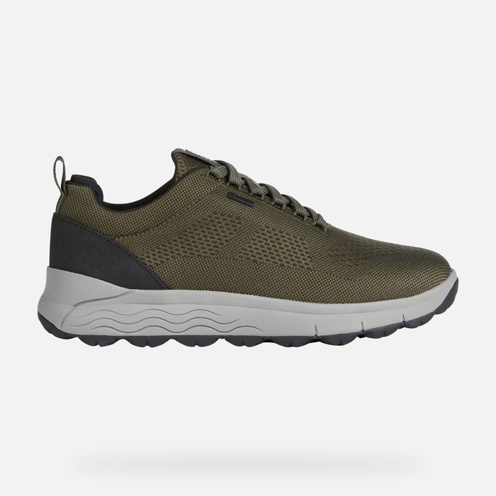 Geox Spherica 4x4 Abx Sneakers Herre Mørkeolivengrøn | 58106-RLUH