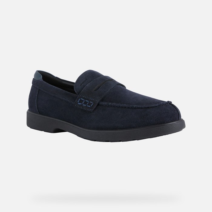 Geox Spherica Ec11 Loafers Herre Mørkeblå | 21043-ULCX