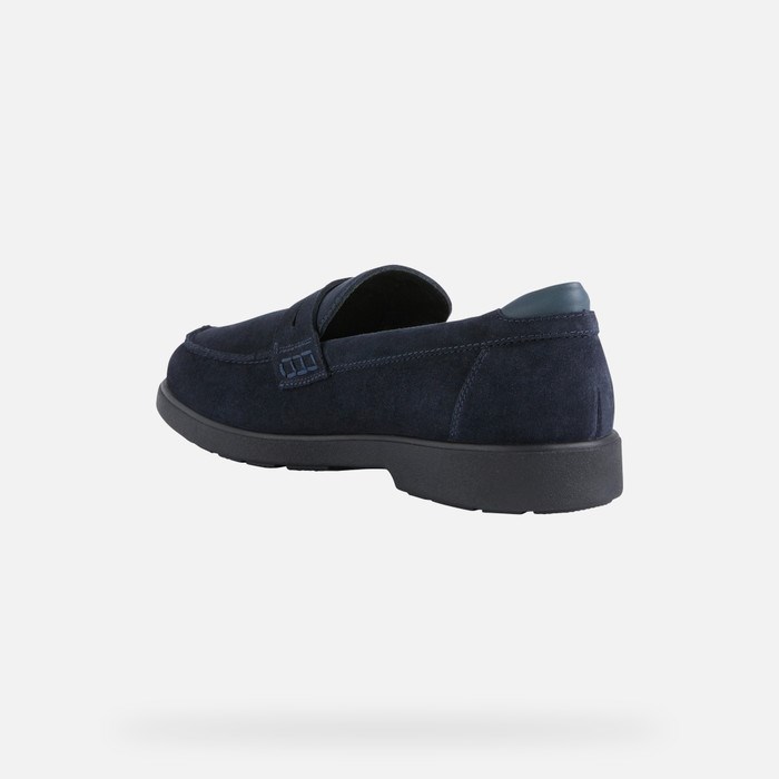 Geox Spherica Ec11 Loafers Herre Mørkeblå | 21043-ULCX