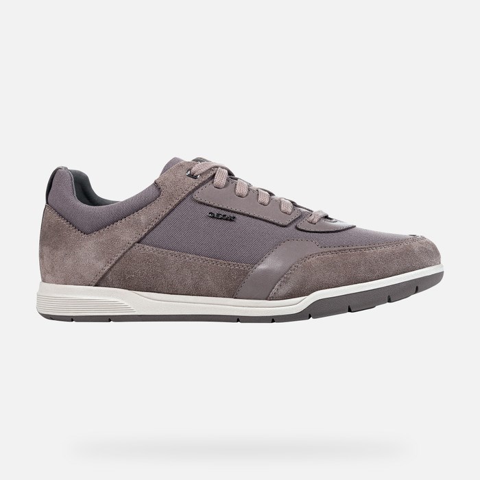 Geox Spherica Ec3 Sneakers Herre Grå | 74539-KMNI