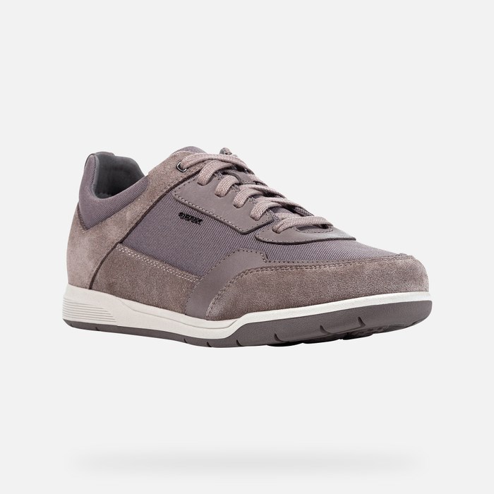 Geox Spherica Ec3 Sneakers Herre Grå | 74539-KMNI