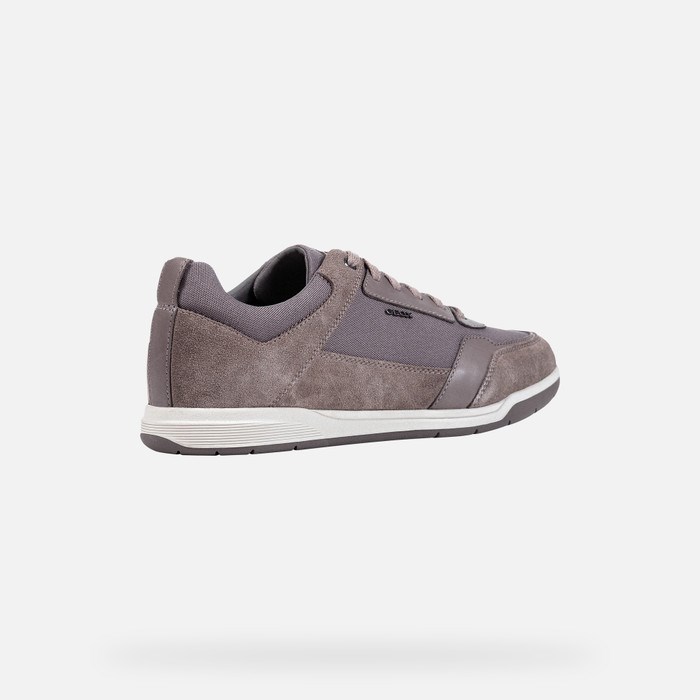 Geox Spherica Ec3 Sneakers Herre Grå | 74539-KMNI