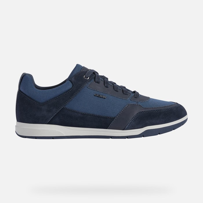 Geox Spherica Ec3 Sneakers Herre Mørkeblå | 05243-ABSI