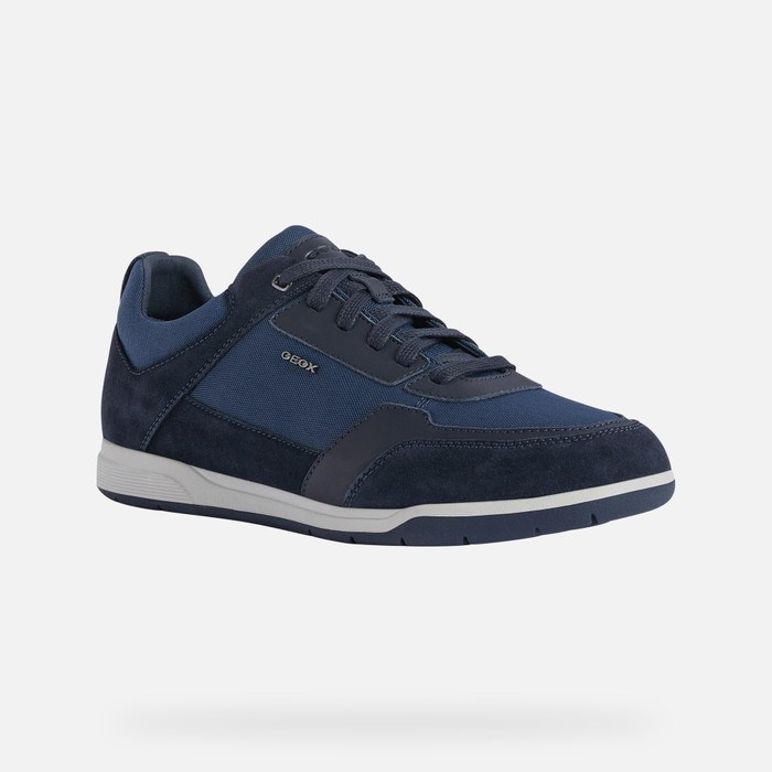 Geox Spherica Ec3 Sneakers Herre Mørkeblå | 05243-ABSI