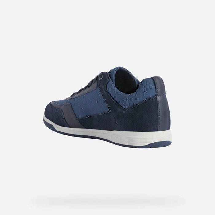 Geox Spherica Ec3 Sneakers Herre Mørkeblå | 05243-ABSI