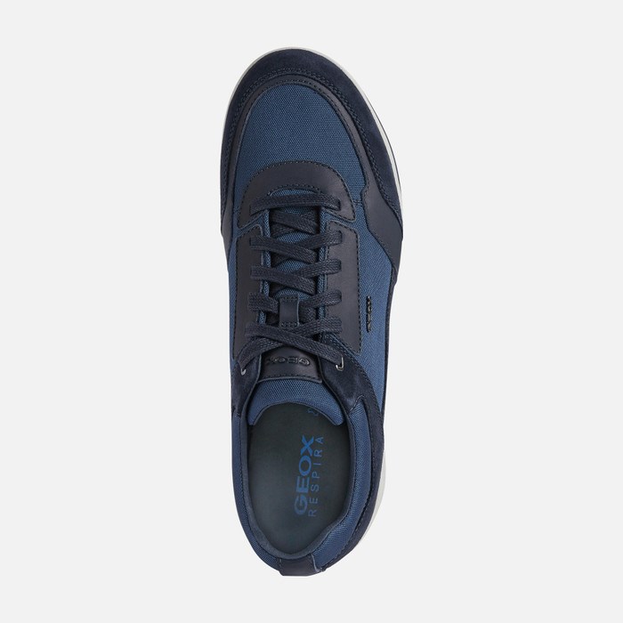 Geox Spherica Ec3 Sneakers Herre Mørkeblå | 05243-ABSI