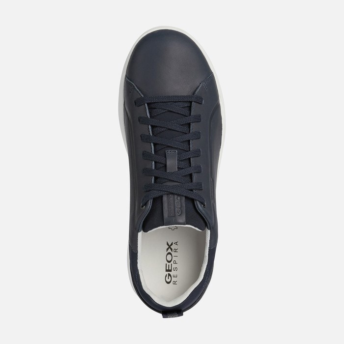 Geox Spherica Ec4 Sneakers Herre Mørkeblå | 78105-VNOR