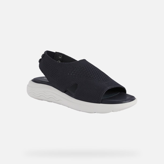 Geox Spherica Ec5 Sandaler Dame Mørkeblå | 47583-PWBG