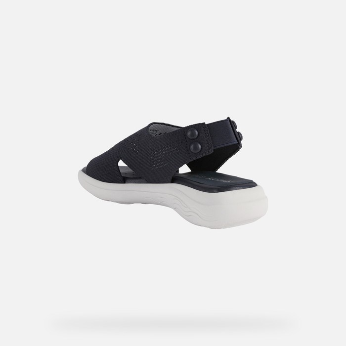 Geox Spherica Ec5 Sandaler Dame Mørkeblå | 47583-PWBG