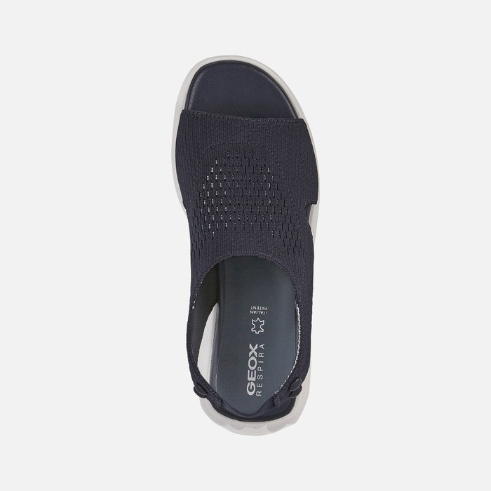 Geox Spherica Ec5 Sandaler Dame Mørkeblå | 47583-PWBG