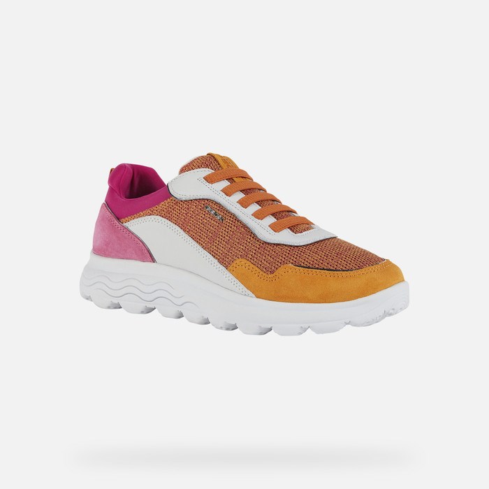 Geox Spherica Slip On Sko Dame Orange Fuchsia | 64107-TYUN