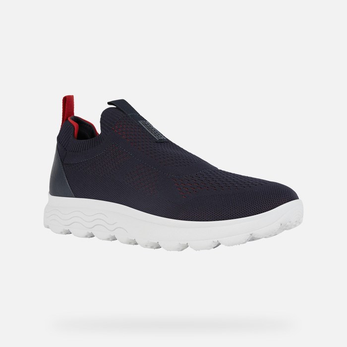 Geox Spherica Slip On Sko Herre Mørkeblå | 24610-RSWX