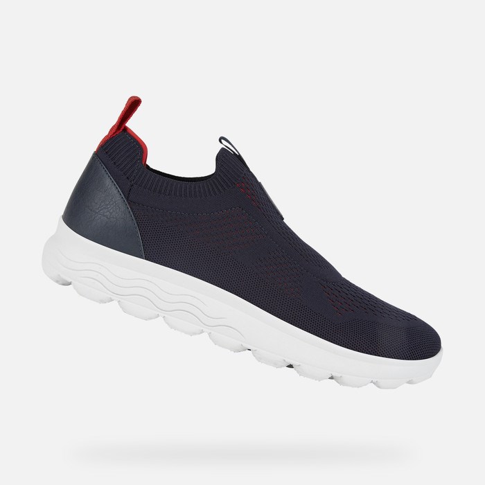 Geox Spherica Slip On Sko Herre Mørkeblå | 24610-RSWX