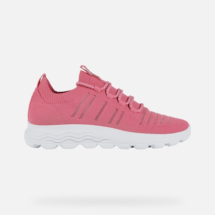 Geox Spherica Sneakers Dame Fuchsia | 87019-CUZM